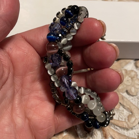 💜💎Bling Silver Beaded Chain Bracelet💎💜 - Picture 5 of 5
